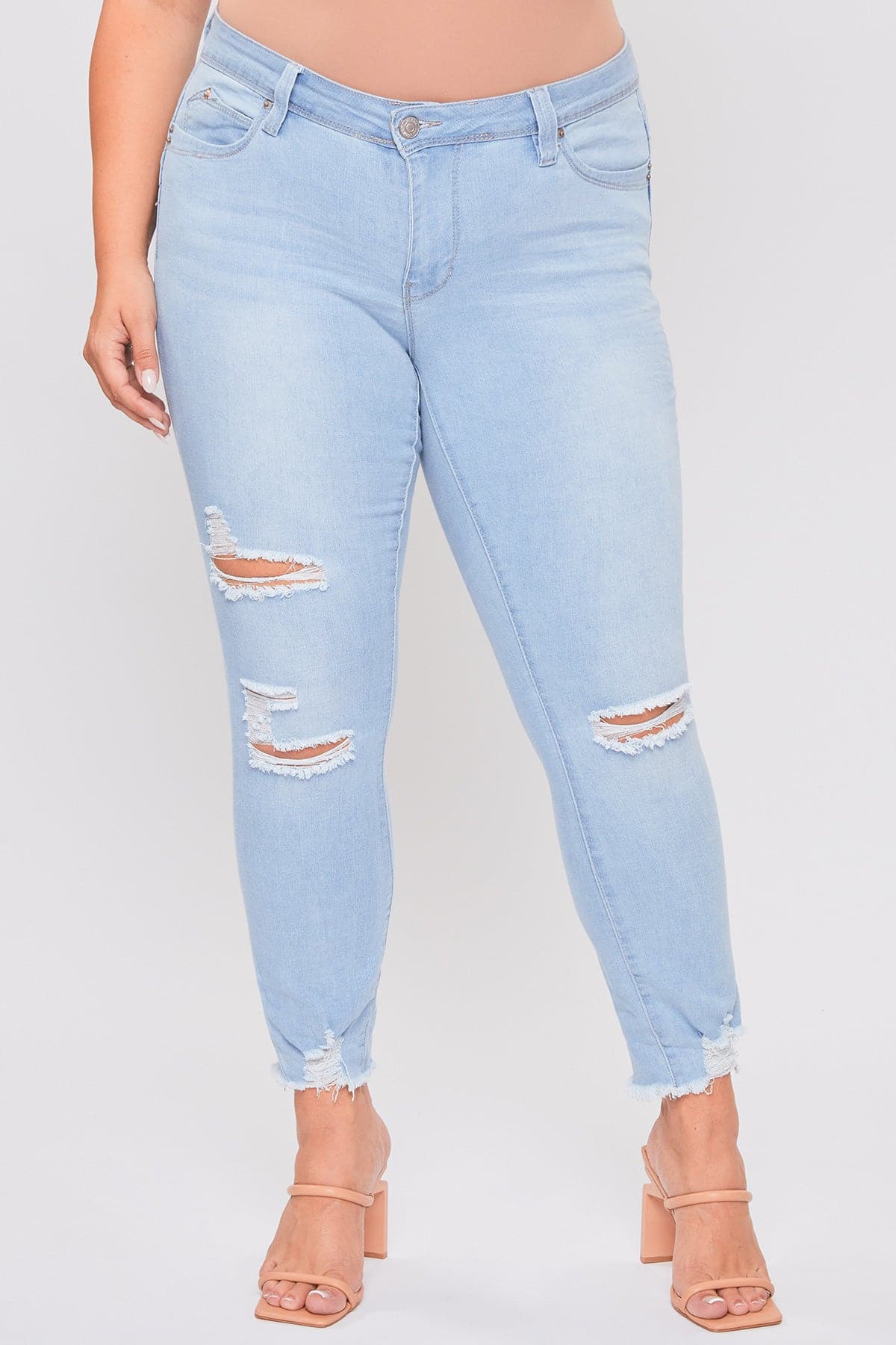 L Light Blue Rips