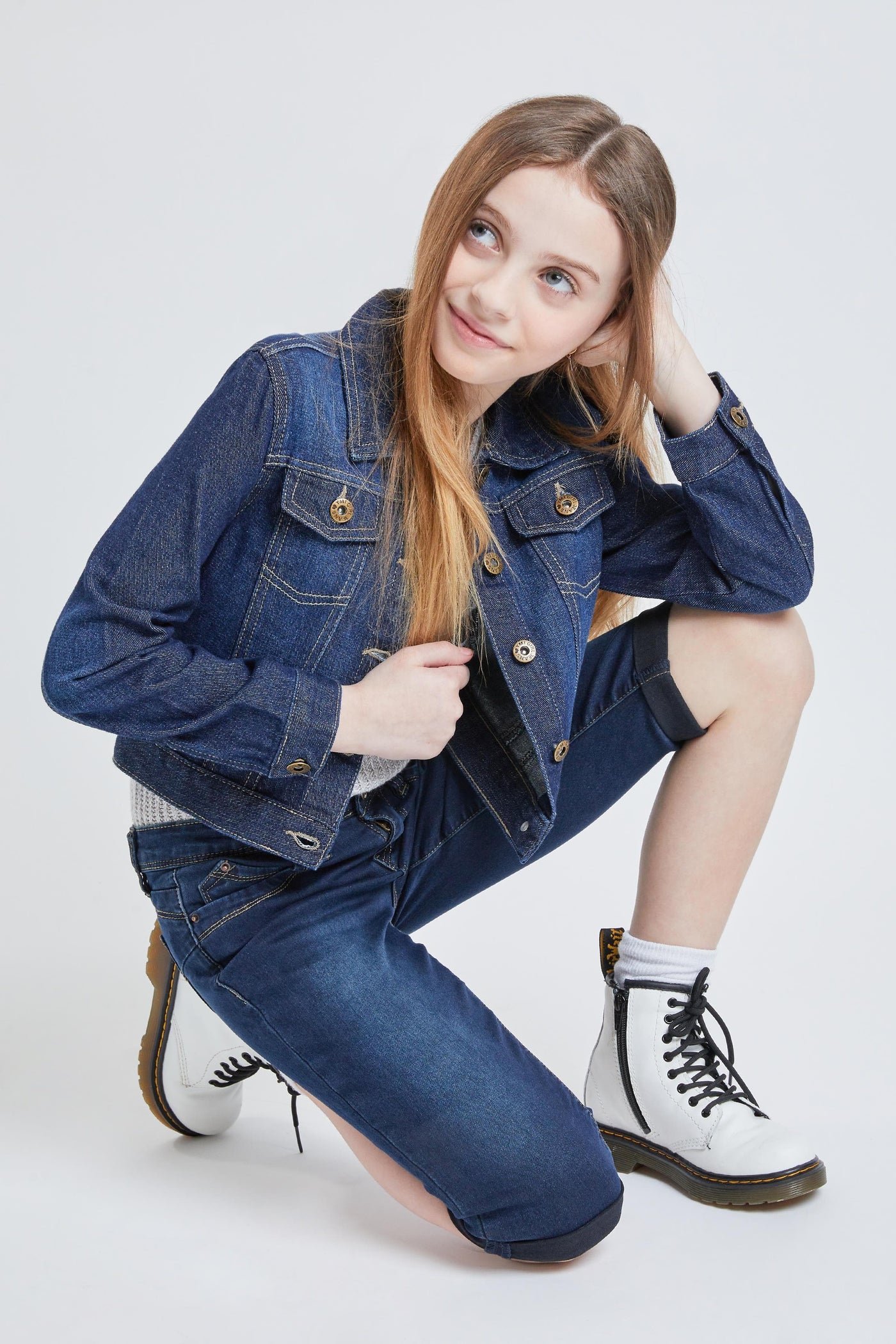 Girls Basic Denim Jacket Gj15276