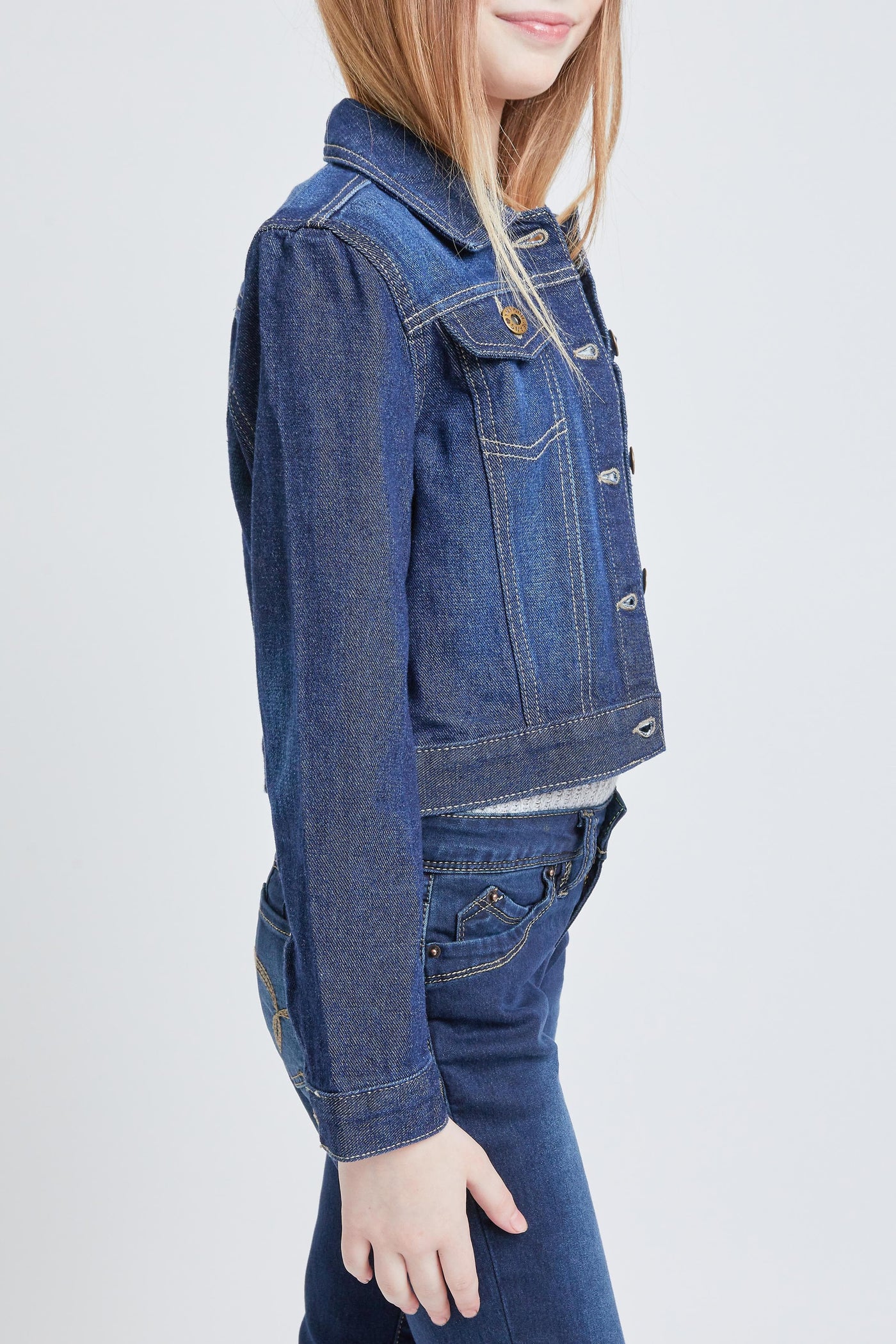 Girls Basic Denim Jacket Gj15276