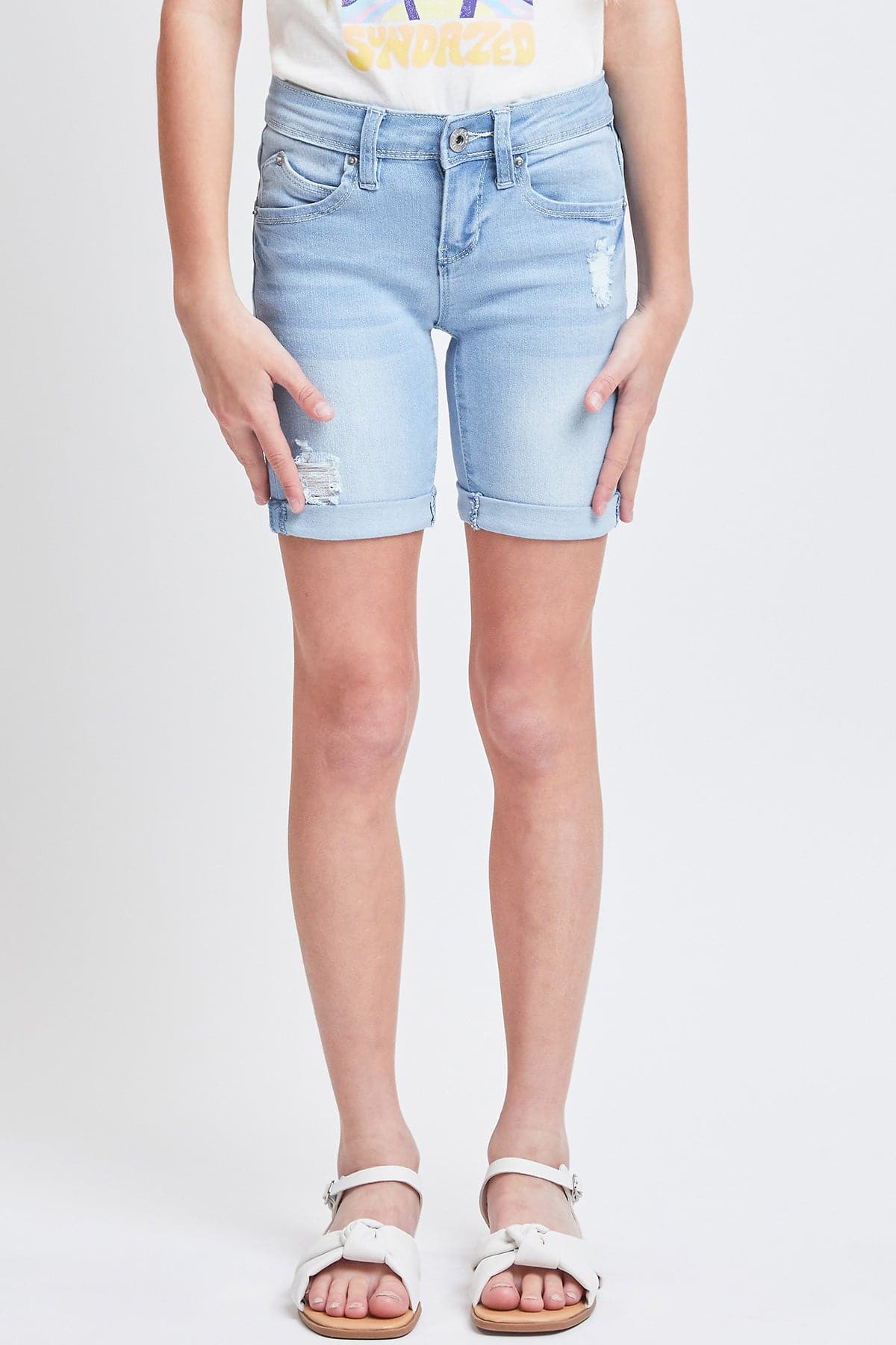 L Light Blue Rips