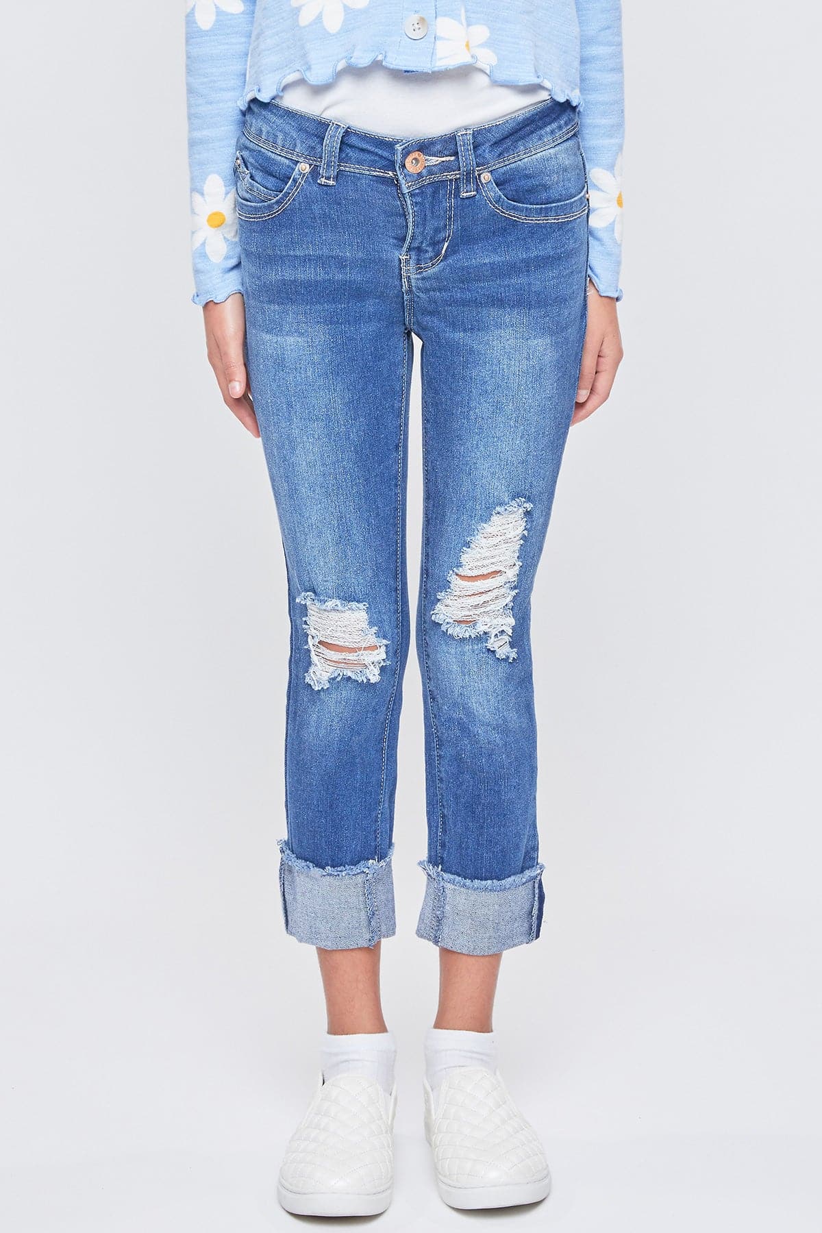M Warm Medium Blue Rips