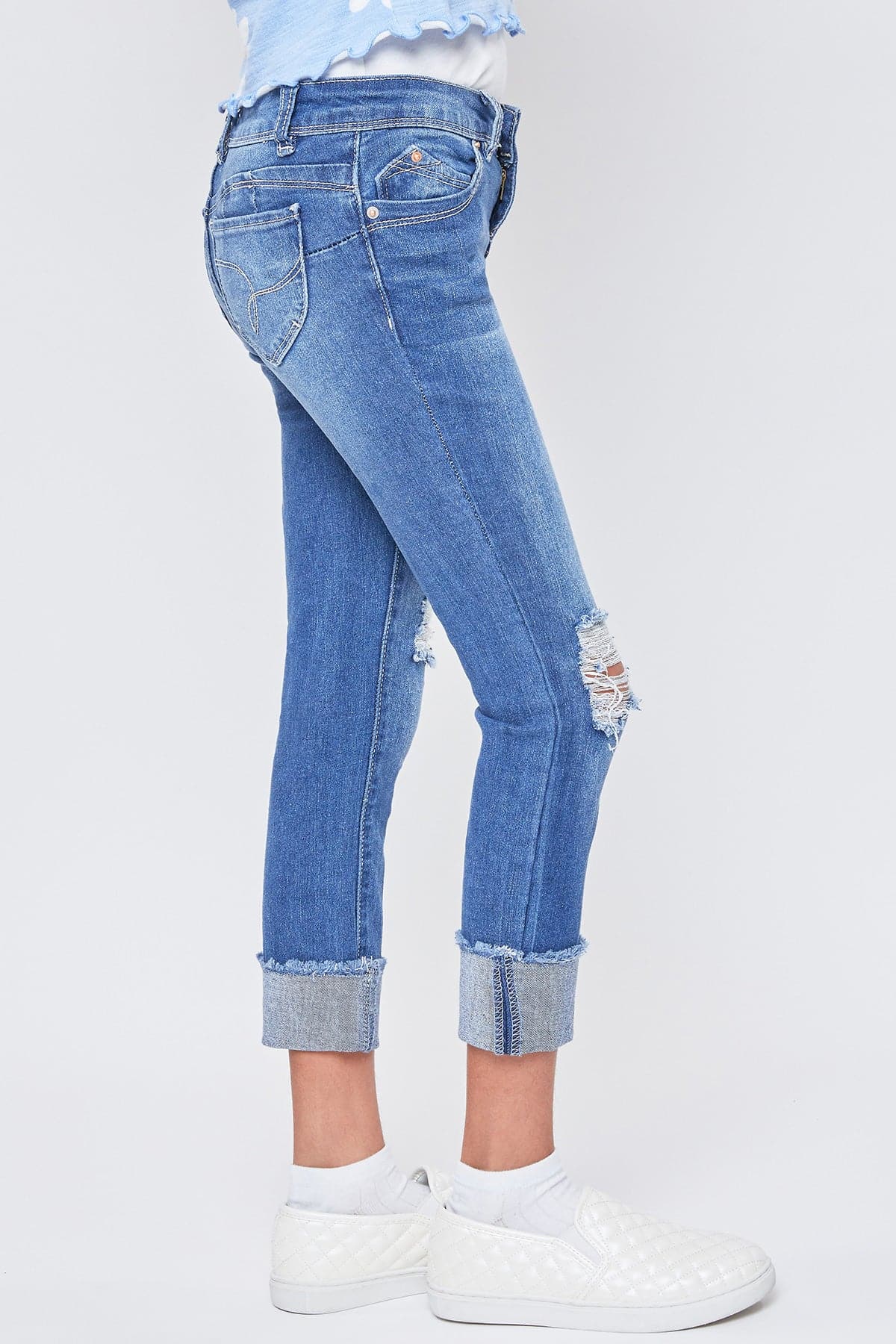 M Warm Medium Blue Rips