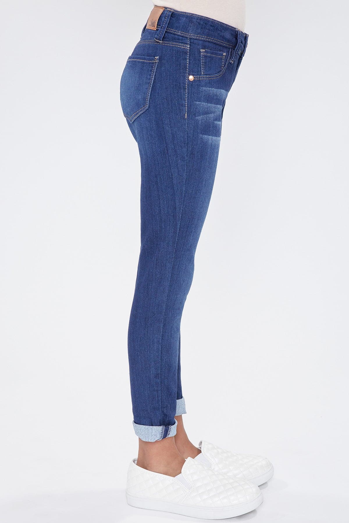 Girls Optional Cuff Denim Skinny Jean Gp235102