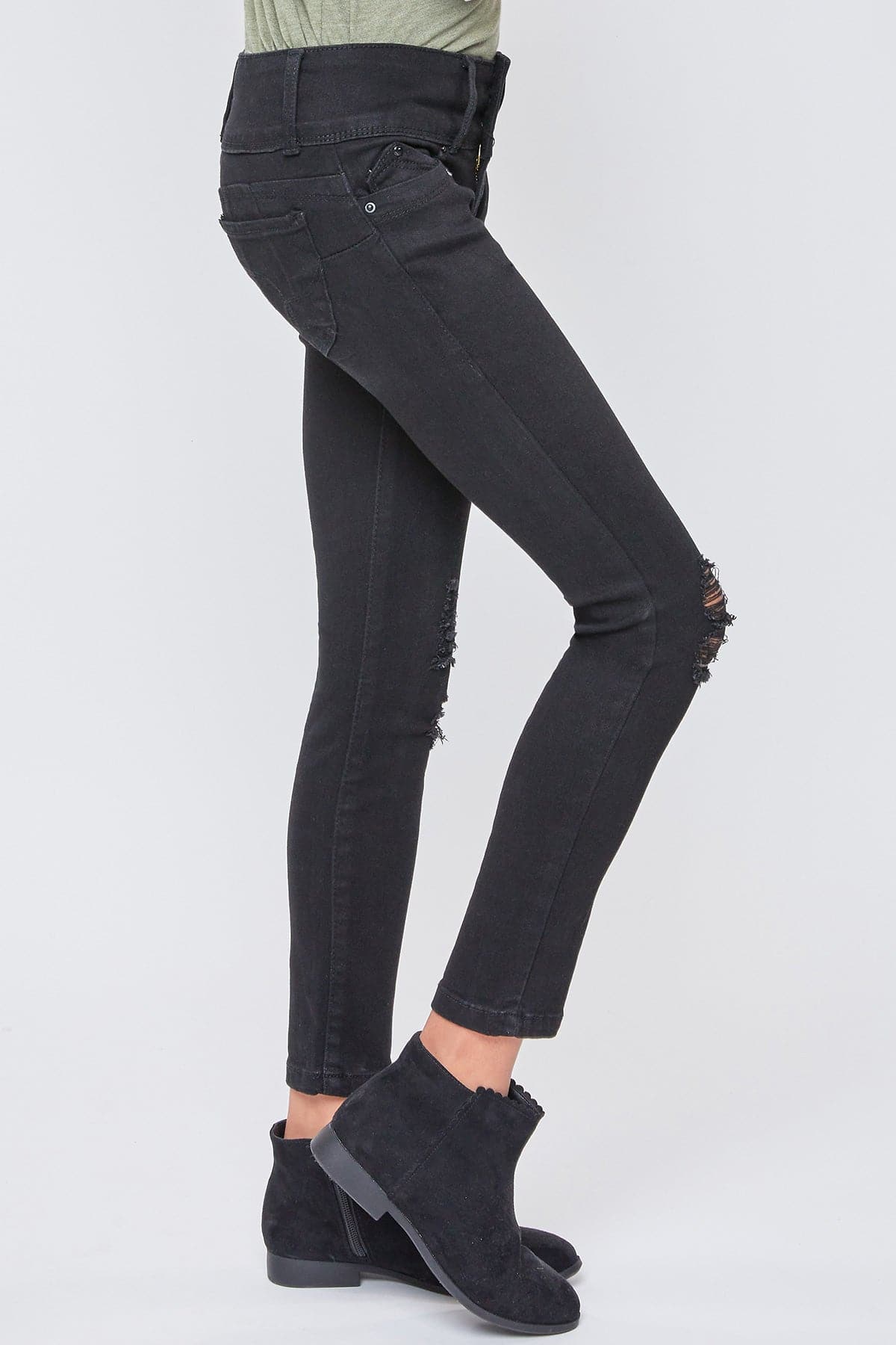 Girls Sustainable WannaBettaFit 3-Button Skinny Jeans