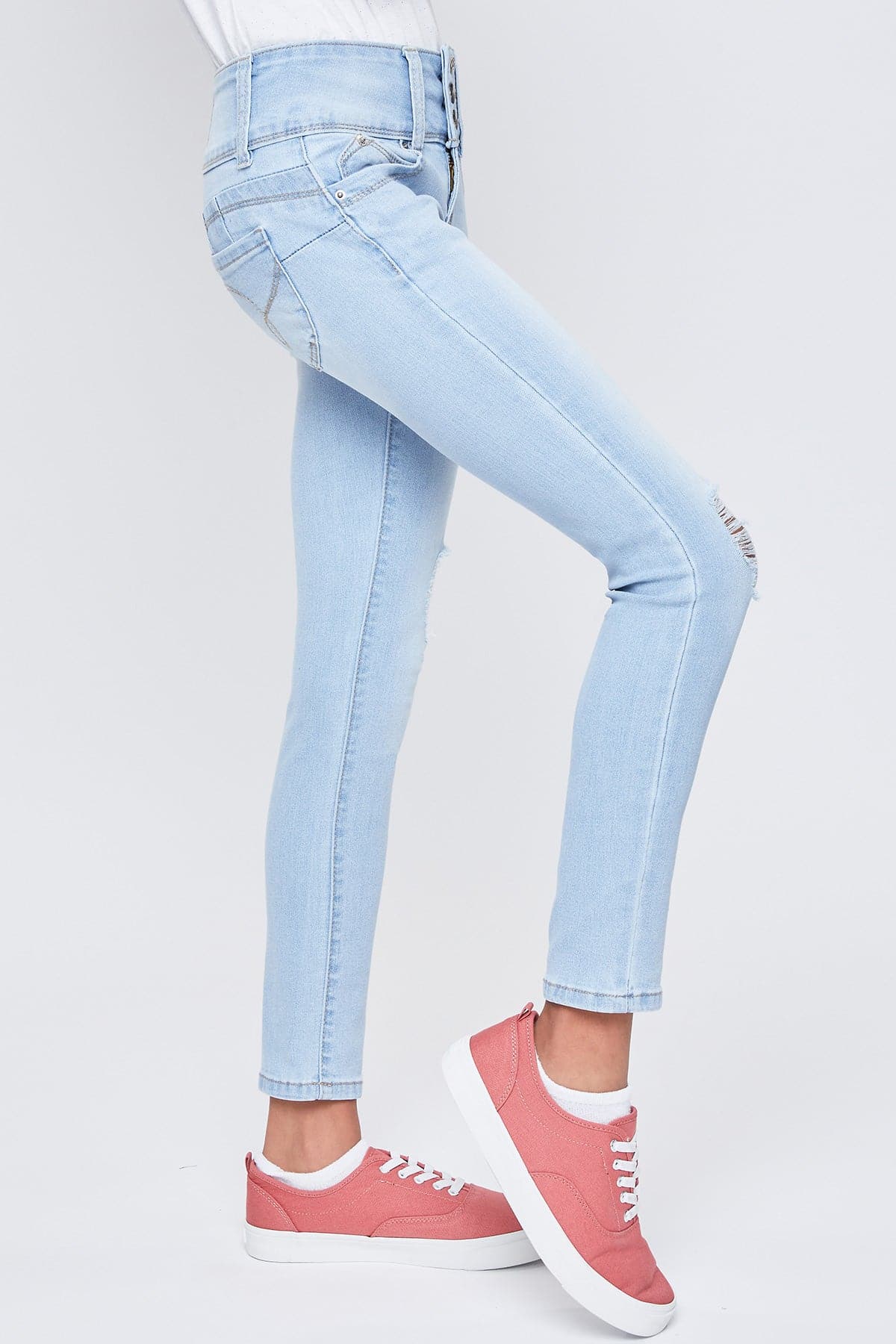 L Light Blue Rips