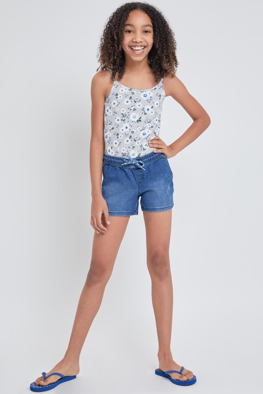 Girls Fashion Drawstring Jogger Shorts Gs68479