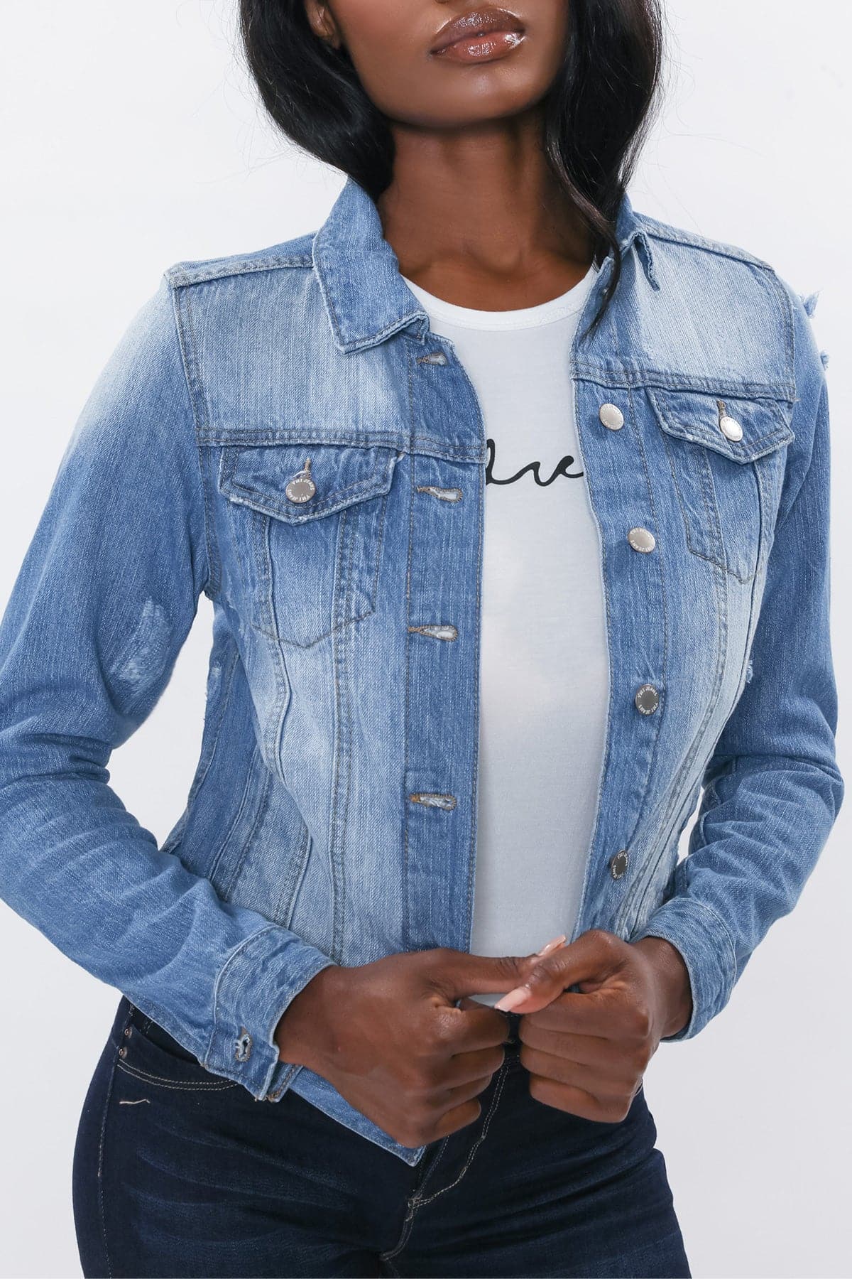 Junior Relaxed Fit Denim Jacket J104476