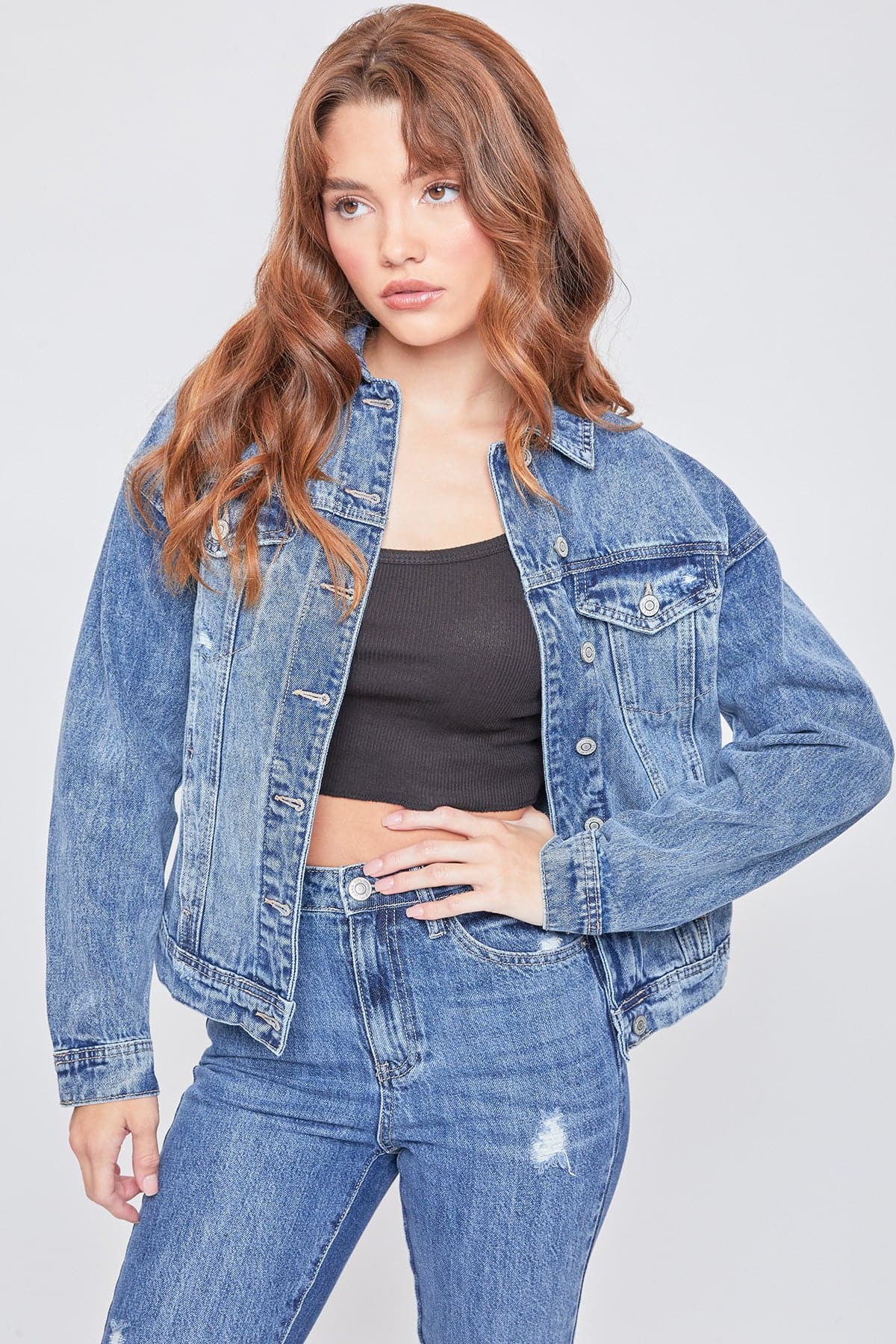 Women's Oversized Boyfriend Denim Jacket