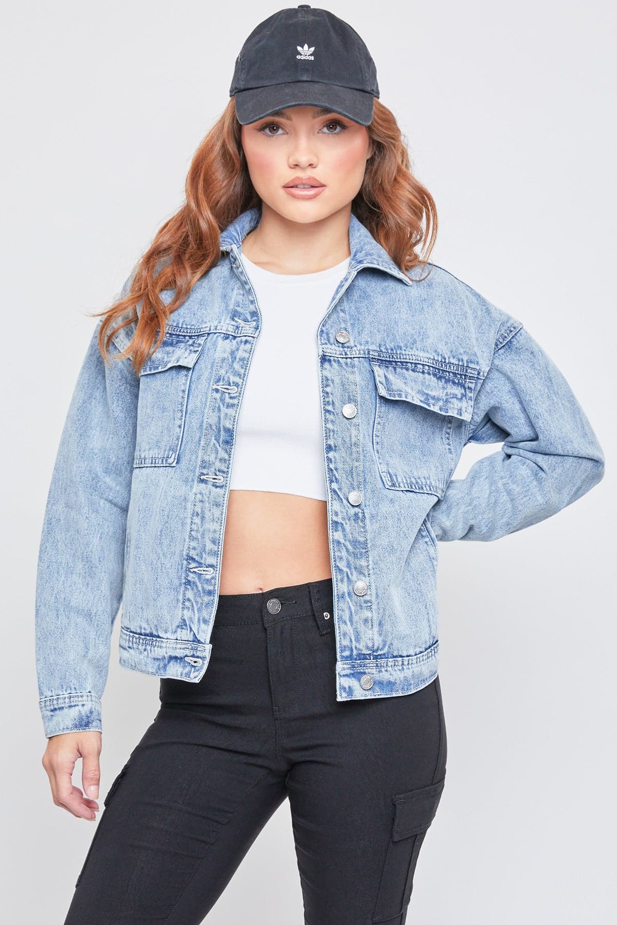 Women's Oversized Utility Denim Jacket