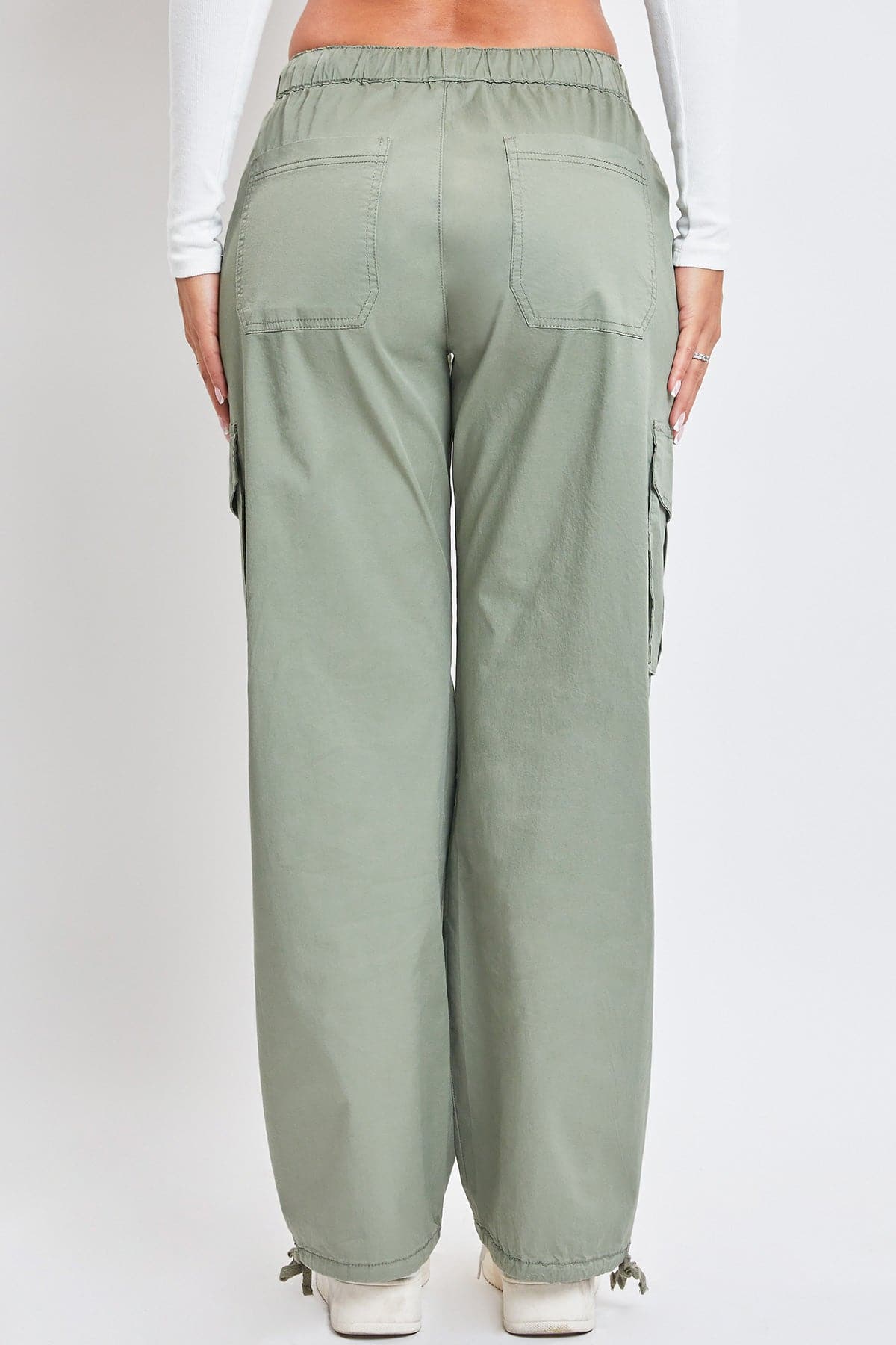 Women's Mid Rise Pull On Cargo Pants