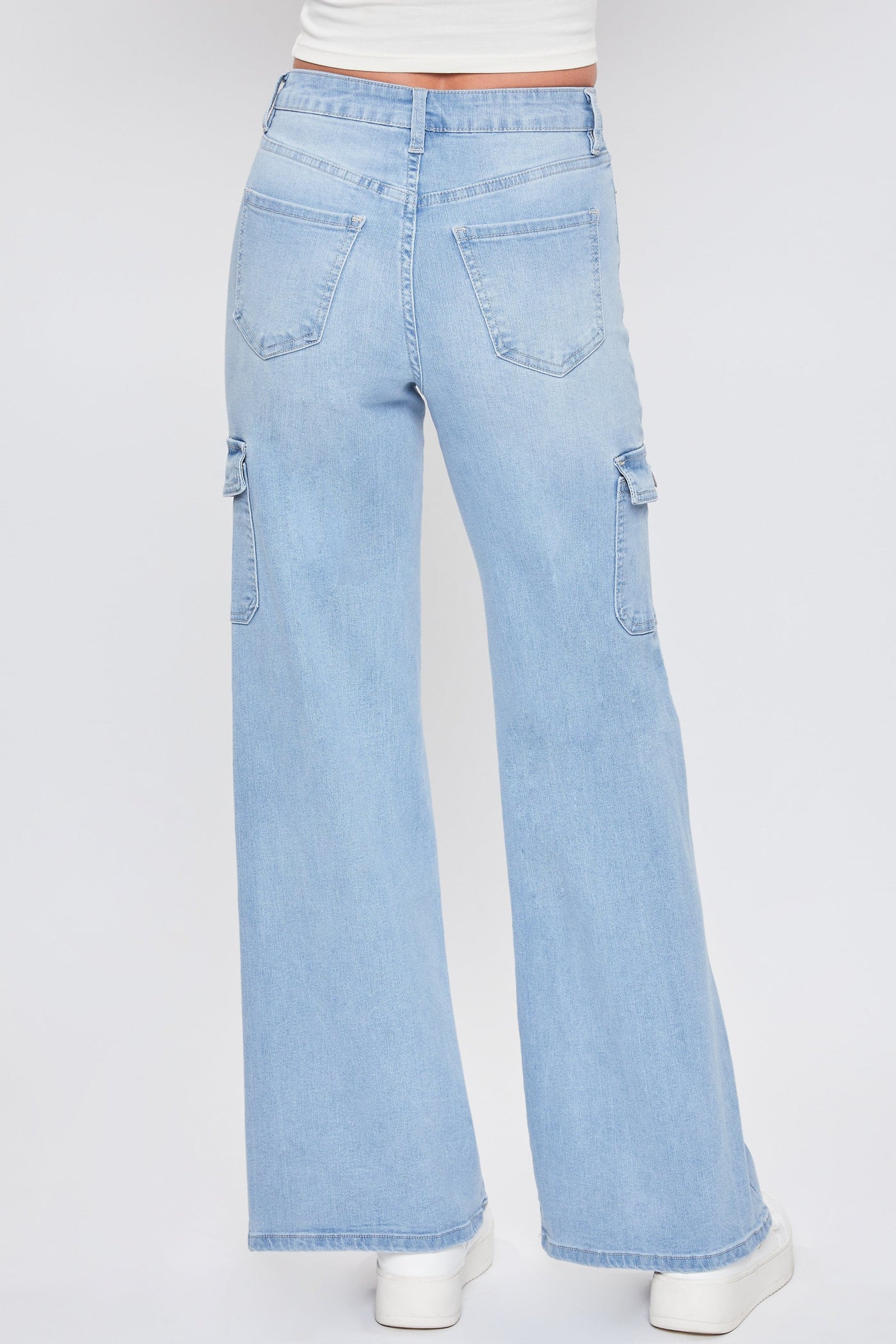 Women's Skater Cargo Wide Leg Jeans