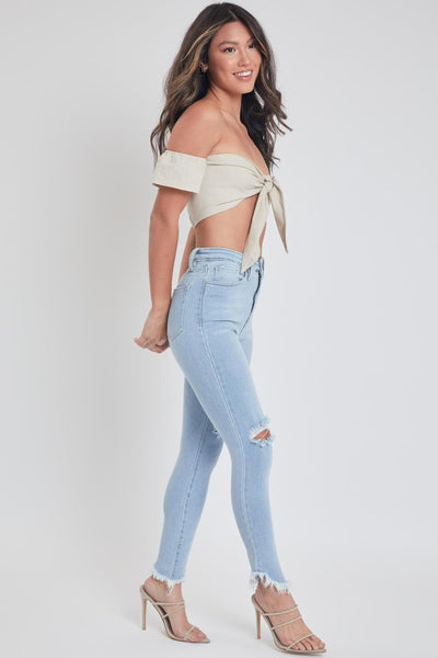 L Light Blue Rips