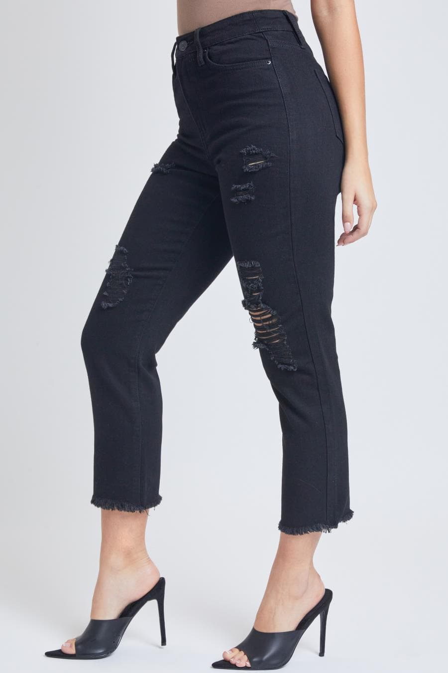 Junior Dream Straight Leg Jean With Raw Hem P86468