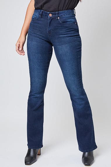 Junior Classic High Rise Flare Jean Long Inseam P998441L