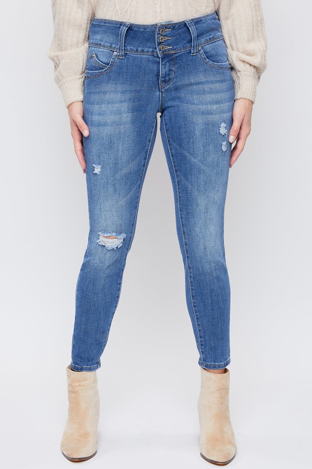 Women's Petite Sustainable WannaBettaButt Mid Rise Jeans