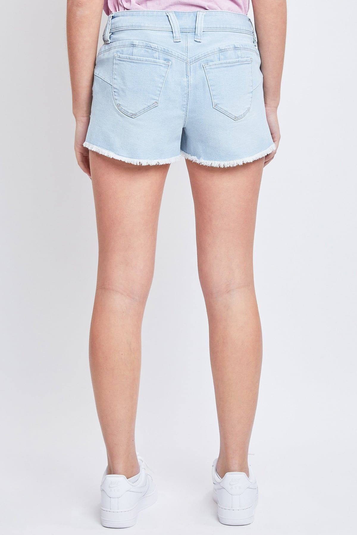 Women's WannaBettaButt Low Rise Frayed Shorts