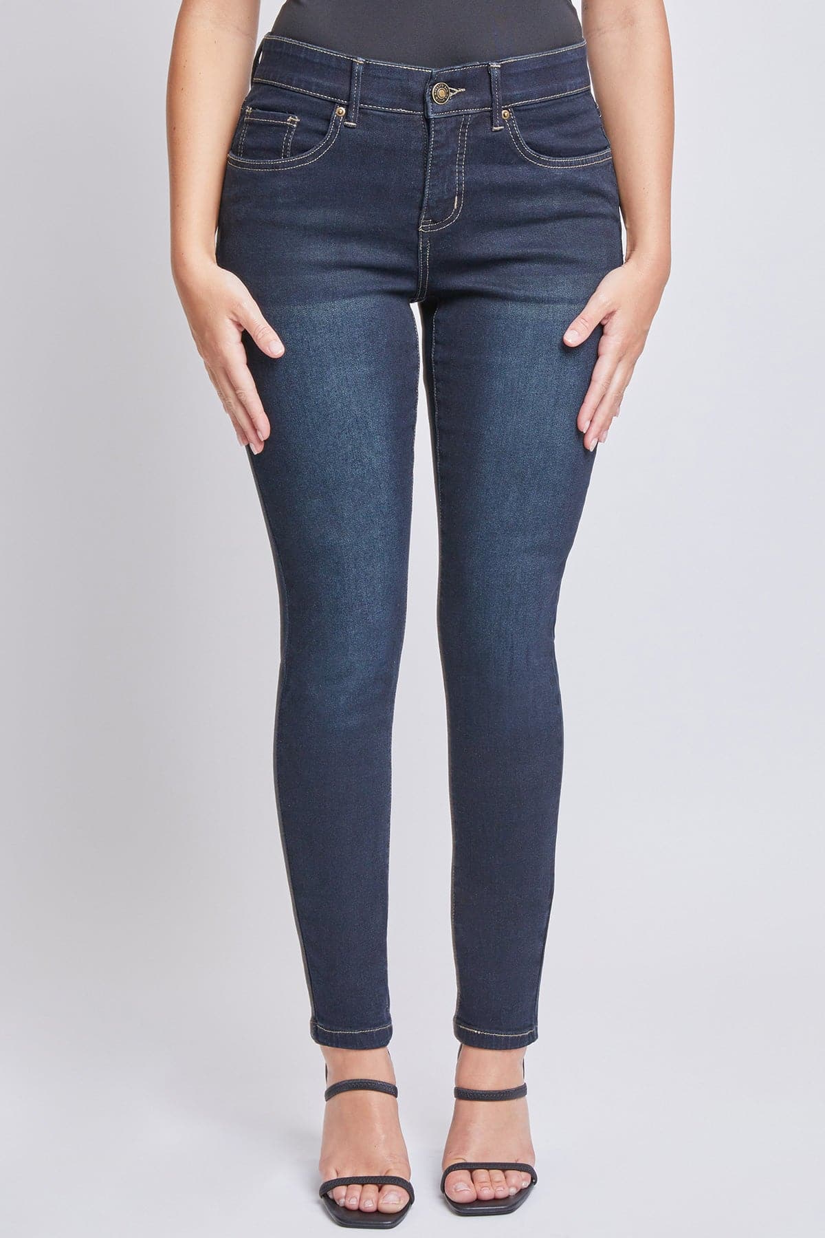 Women's Elastic Waistband Skinny Jeans