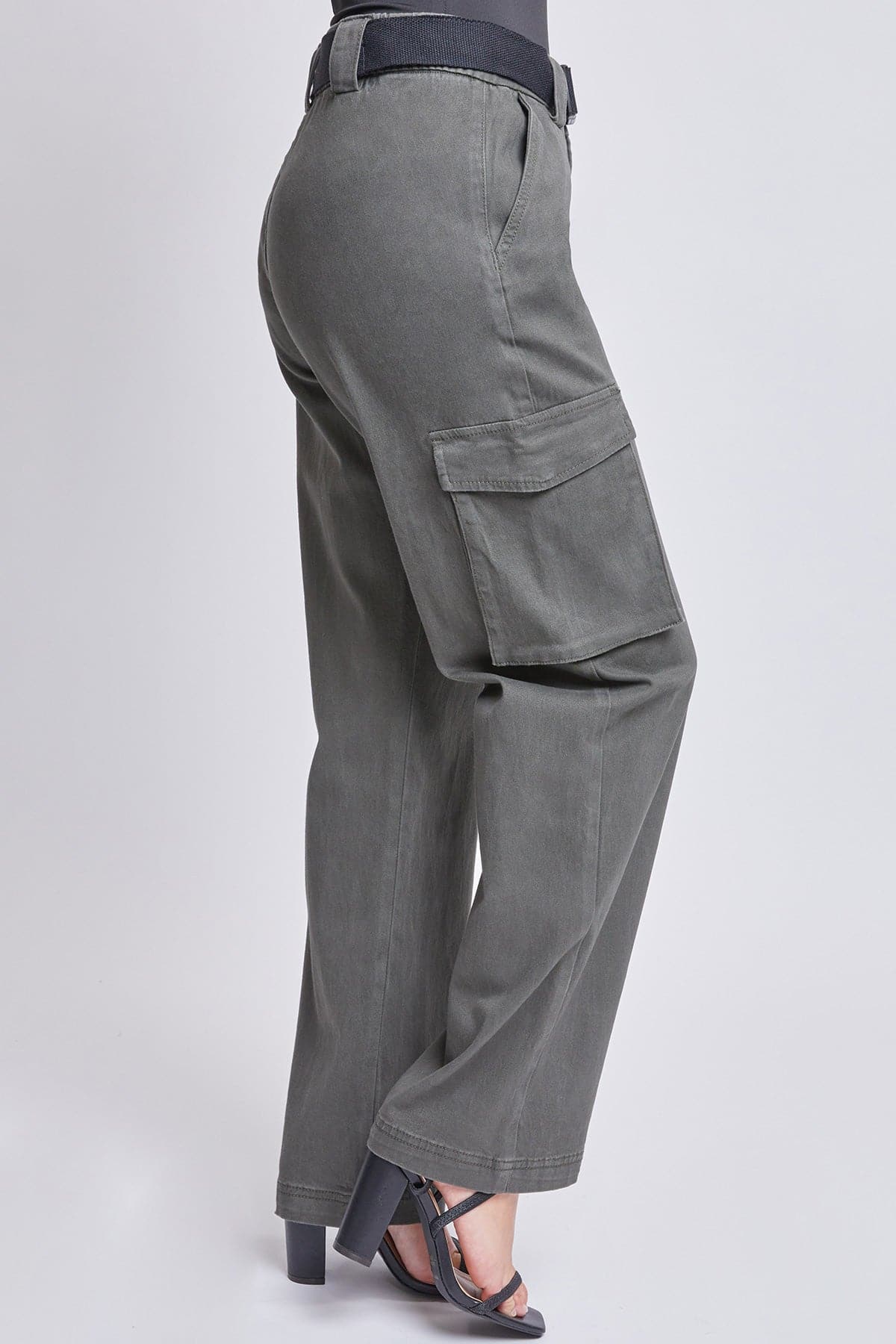 Women’s High Rise Belted Cargo Pants