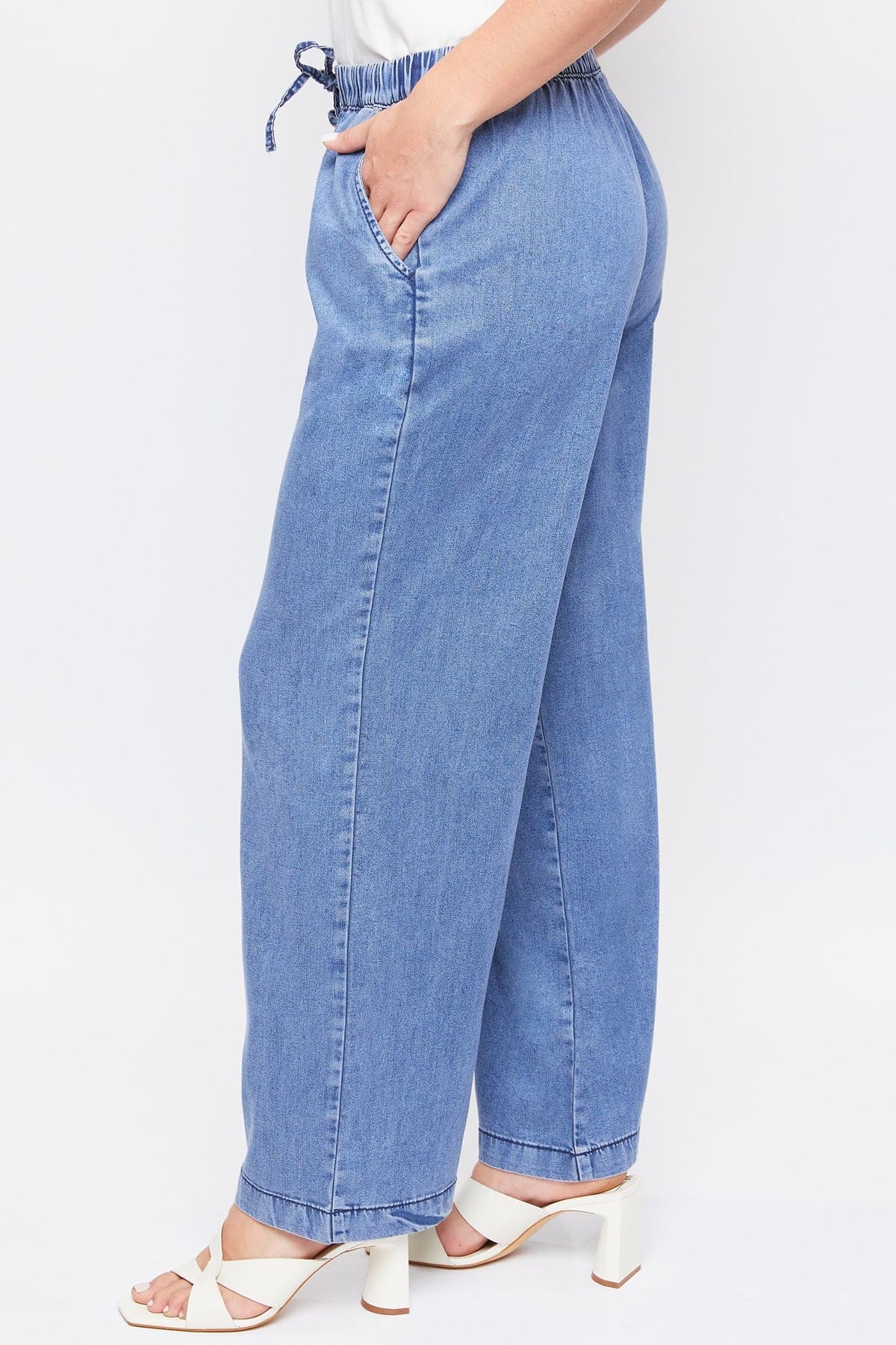 Women's Drawstring Wide Pants