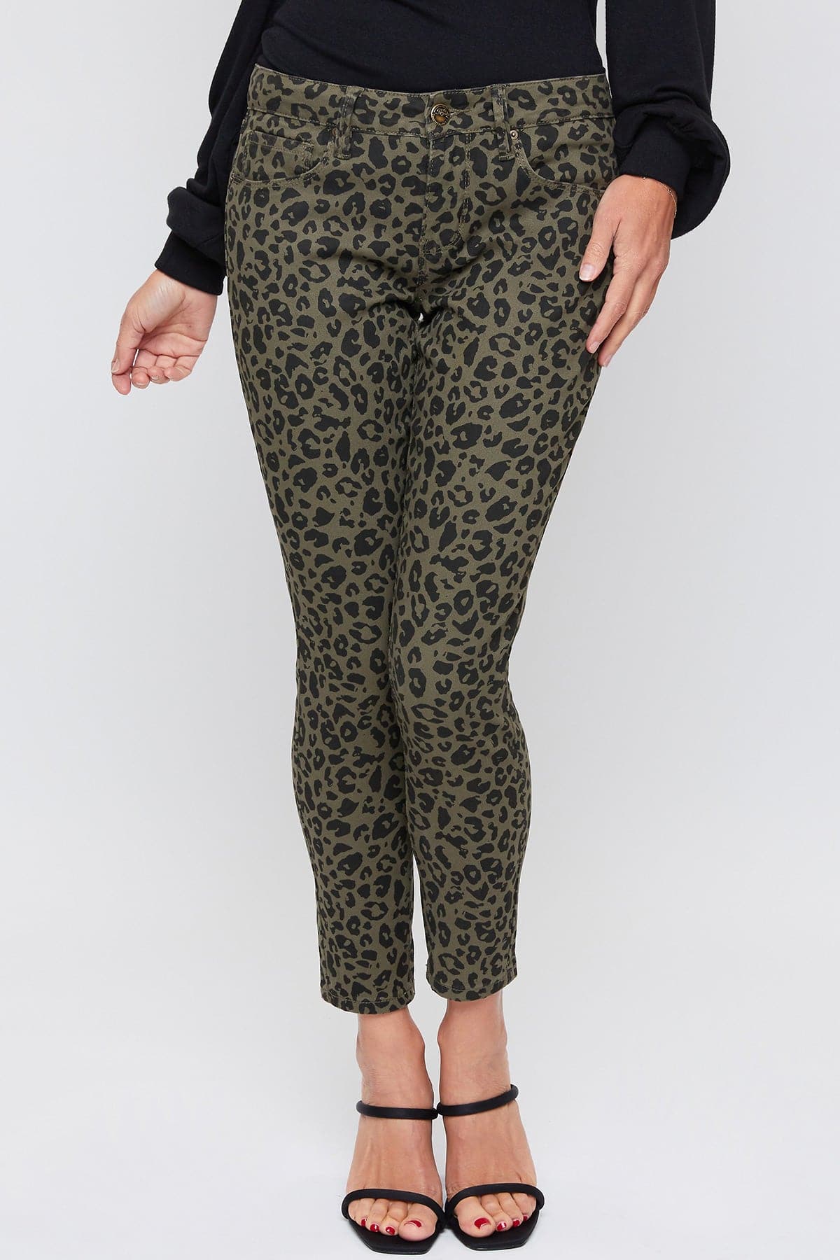 Olive Black Leopard