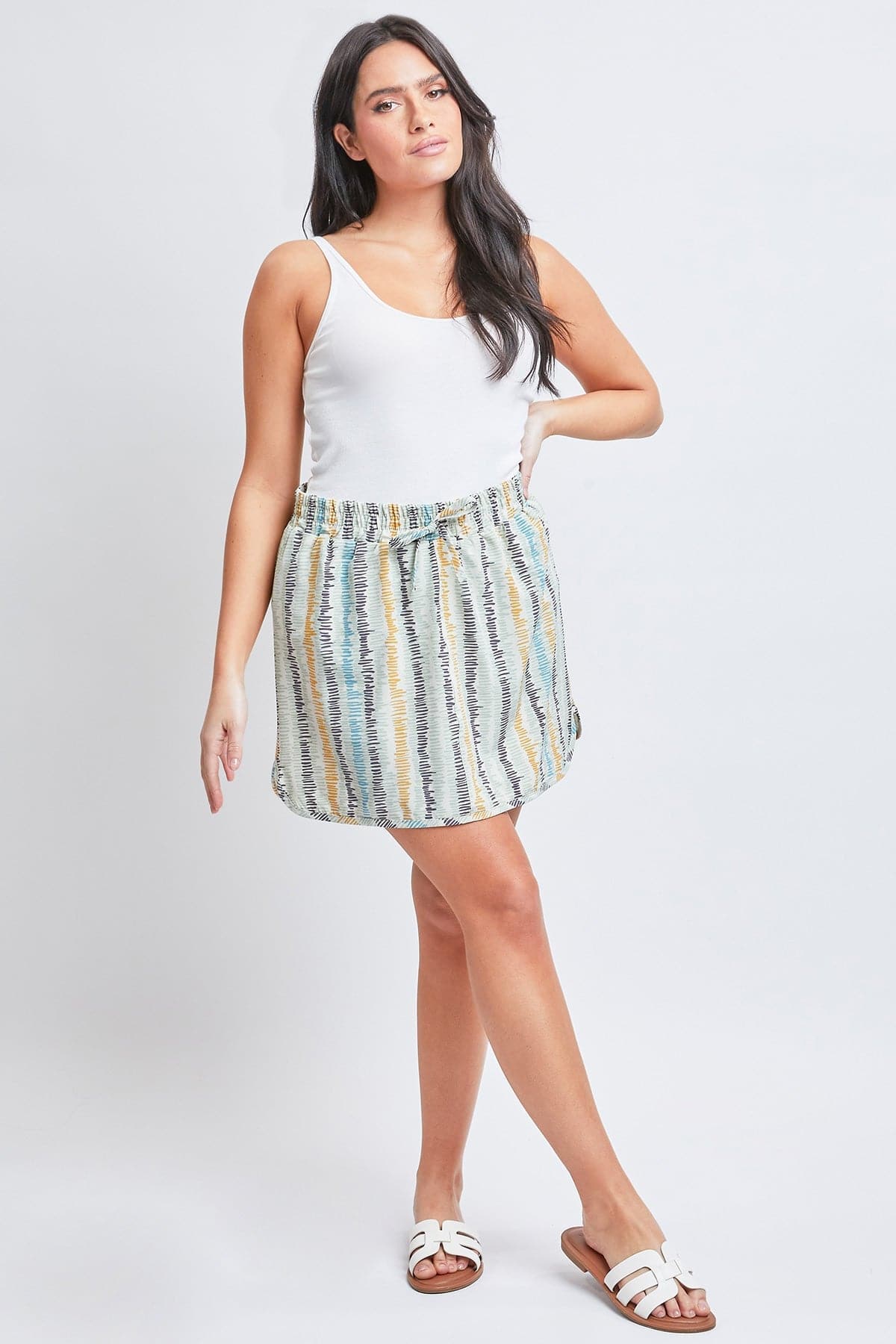 Women's Dolphin Skort with Knit Under Short