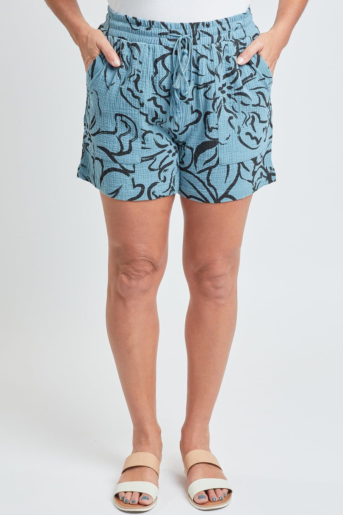 Abstract Flower Blue