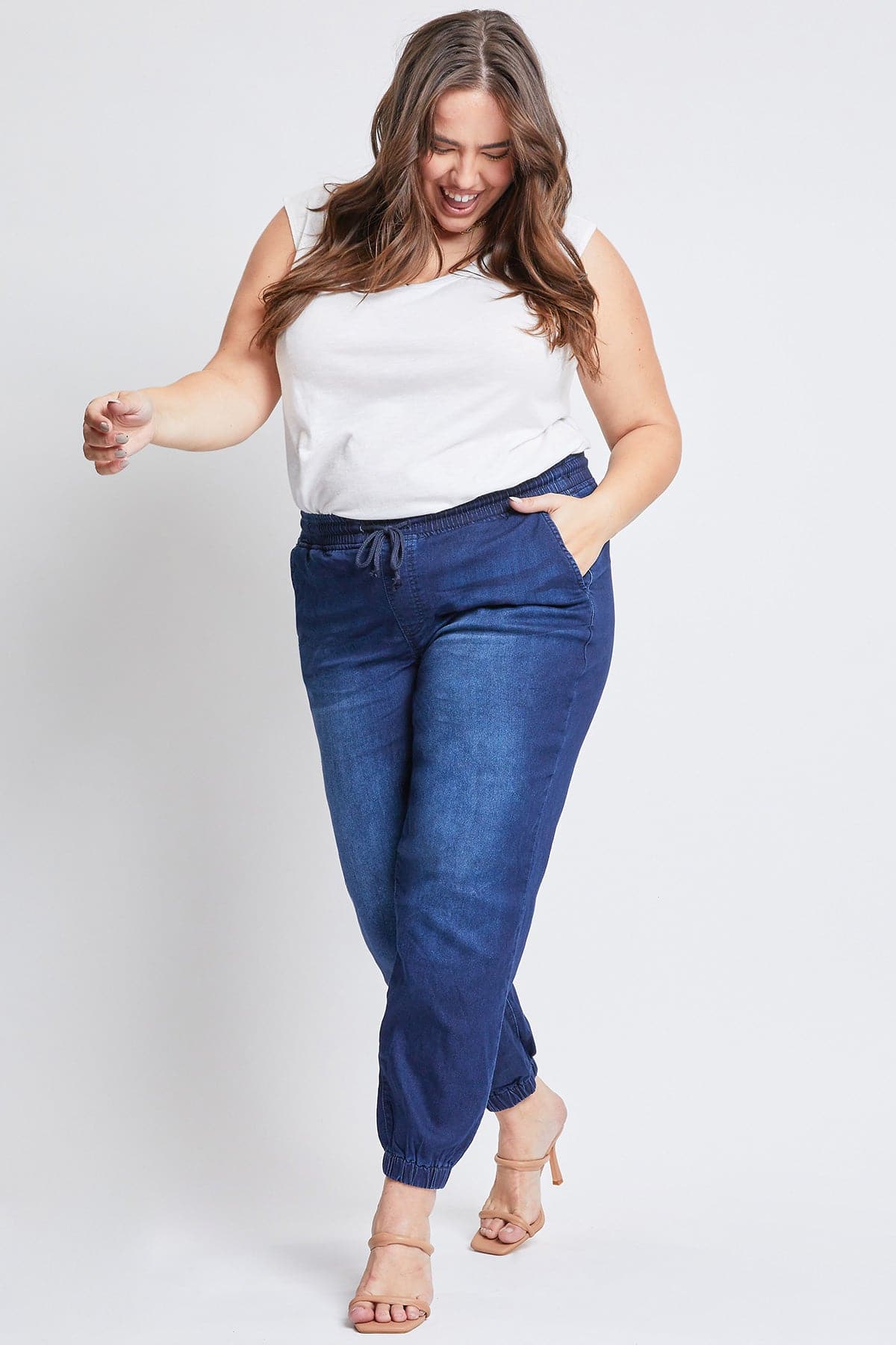 Women's Plus Size Essential Loungewear Joggers