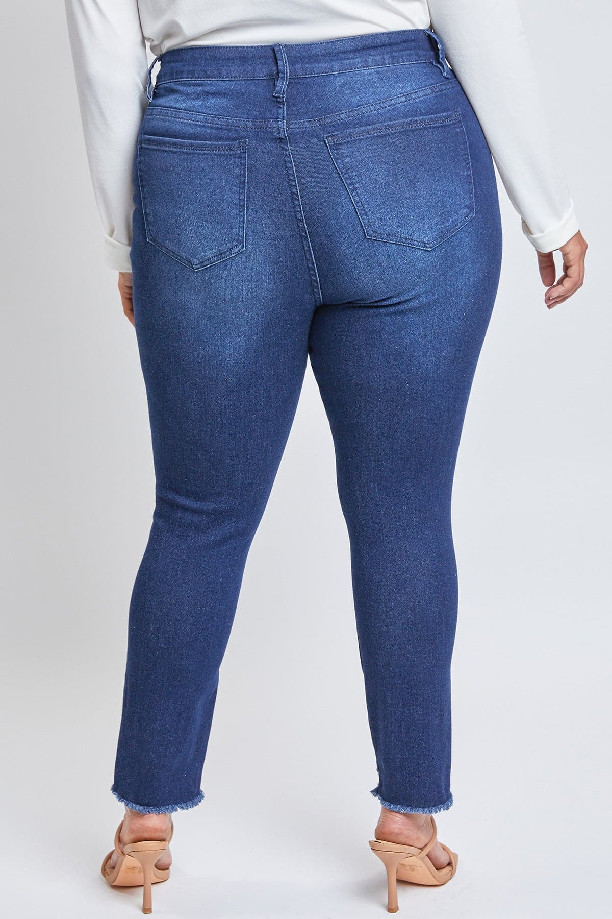 Women's Plus Size Sustainable High Rise Skinny Ankle Jeans