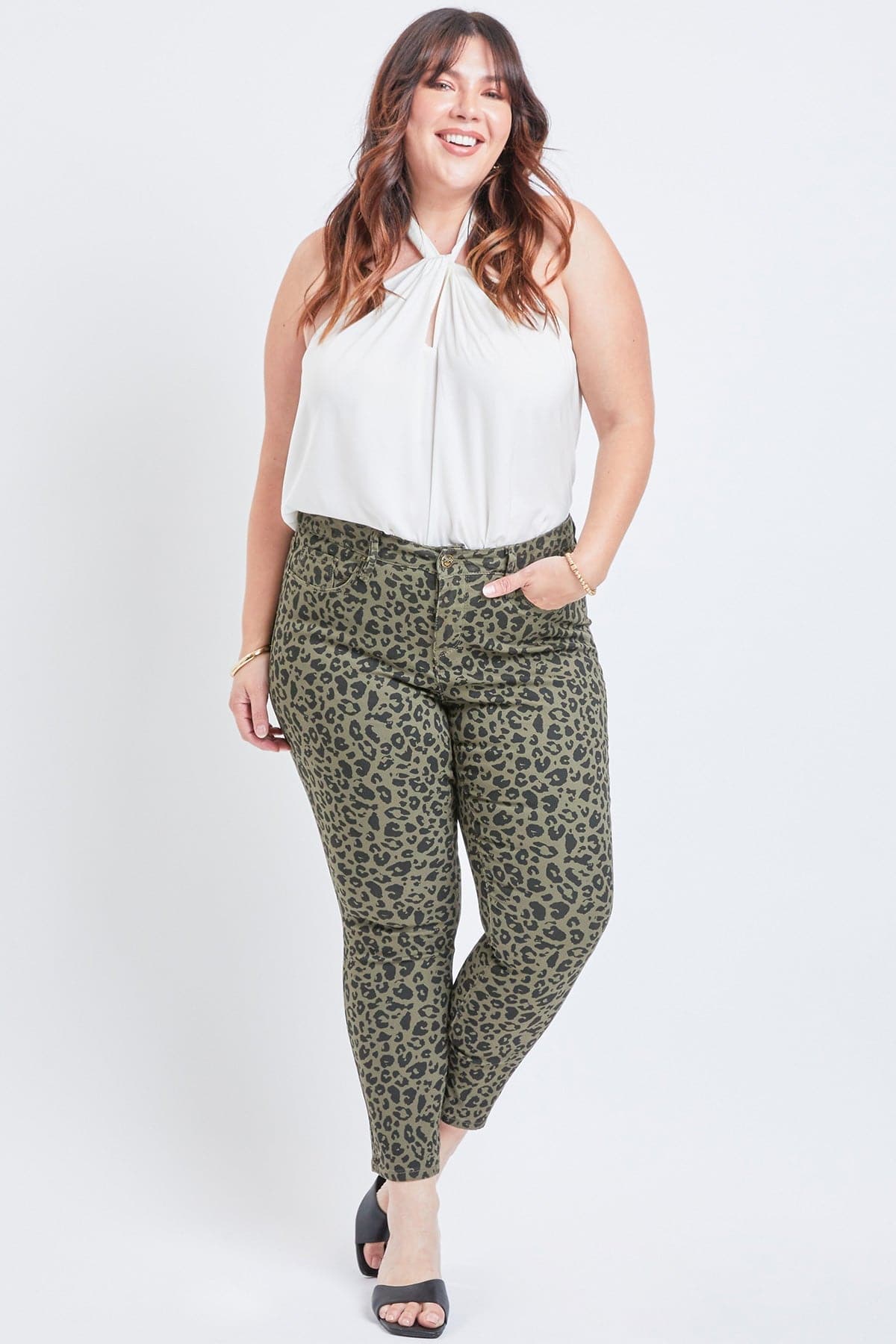 Olive/Black Leopard
