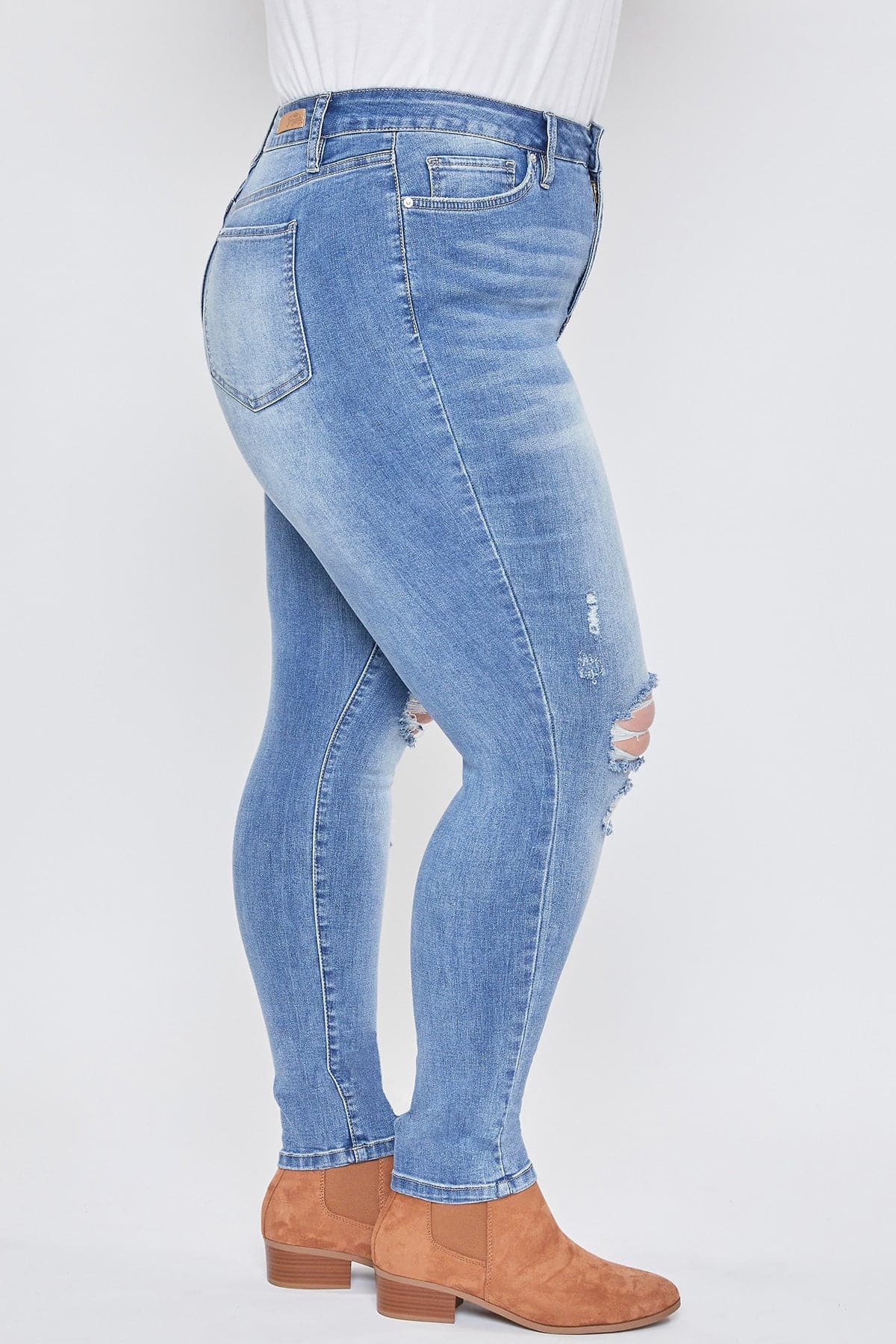 Women's Plus Size Essential High Rise Skinny Jeans