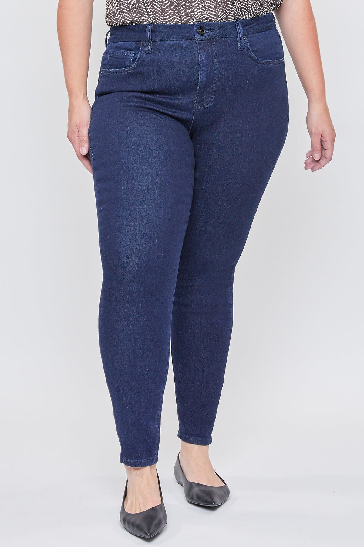 Women's Plus Size Sustainable Curvy Fit High Rise Skinny Jeans