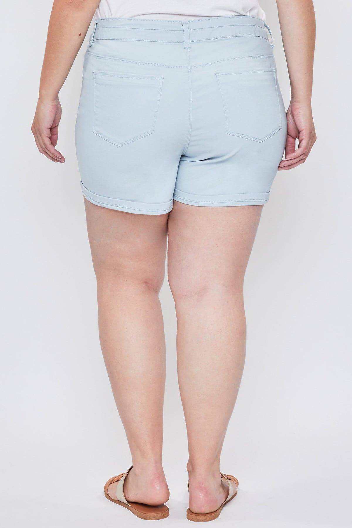 Women´s Plus Stacked Waistband Twill Shorts