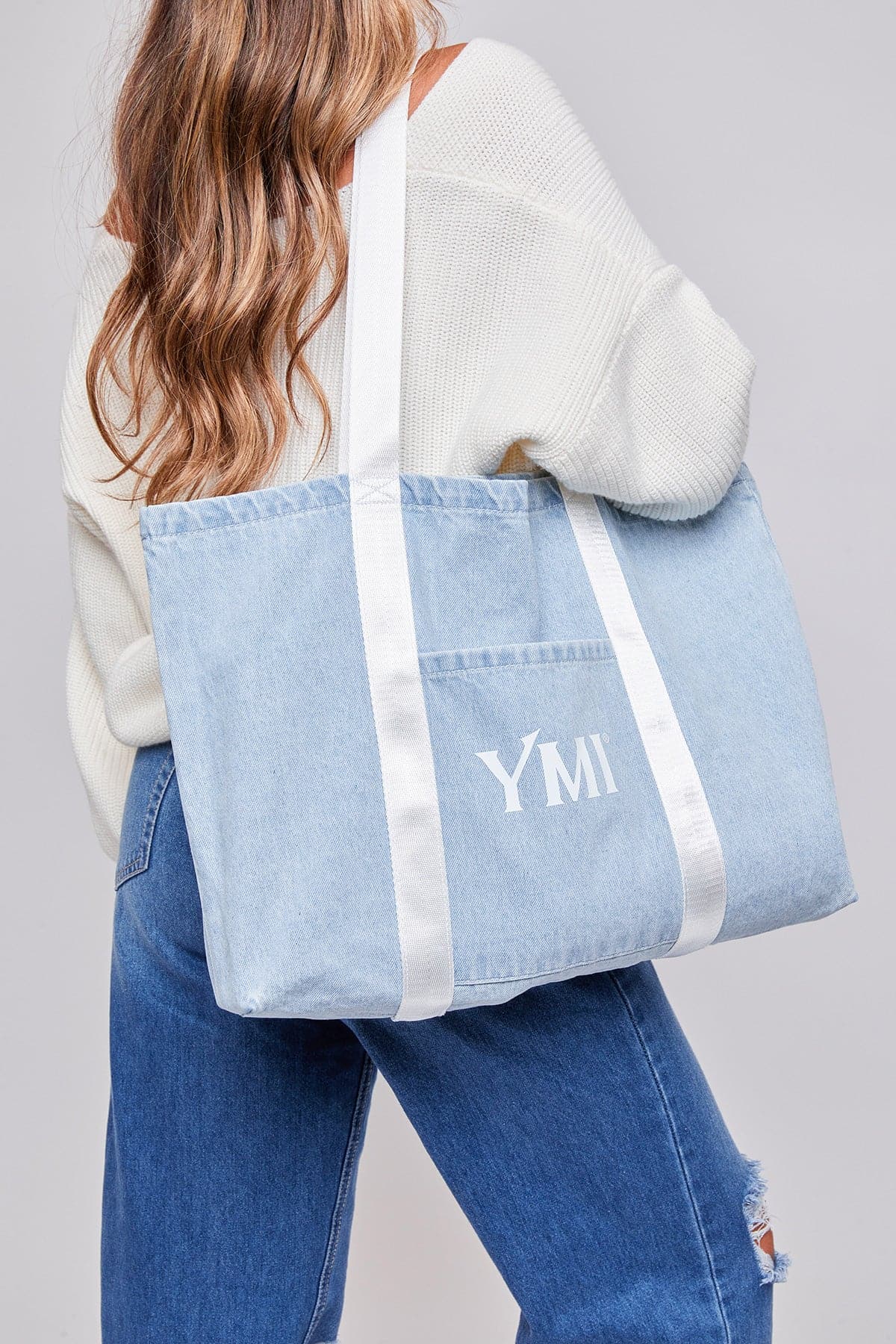 Light Denim / White